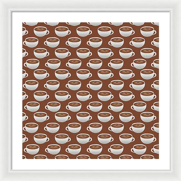 Coffee on Coffee - Framed Print