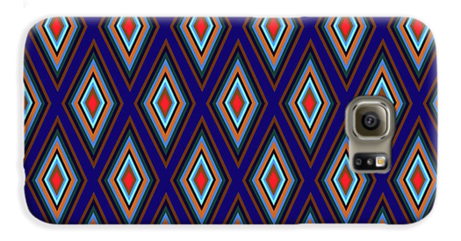 Colorful Diamonds Geometric Pattern Variation 3 - Phone Case