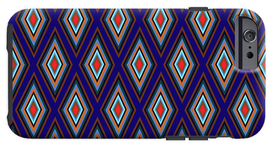 Colorful Diamonds Geometric Pattern Variation 3 - Phone Case