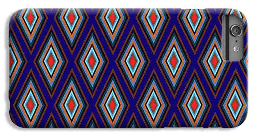 Colorful Diamonds Geometric Pattern Variation 3 - Phone Case