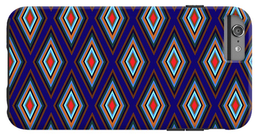 Colorful Diamonds Geometric Pattern Variation 3 - Phone Case