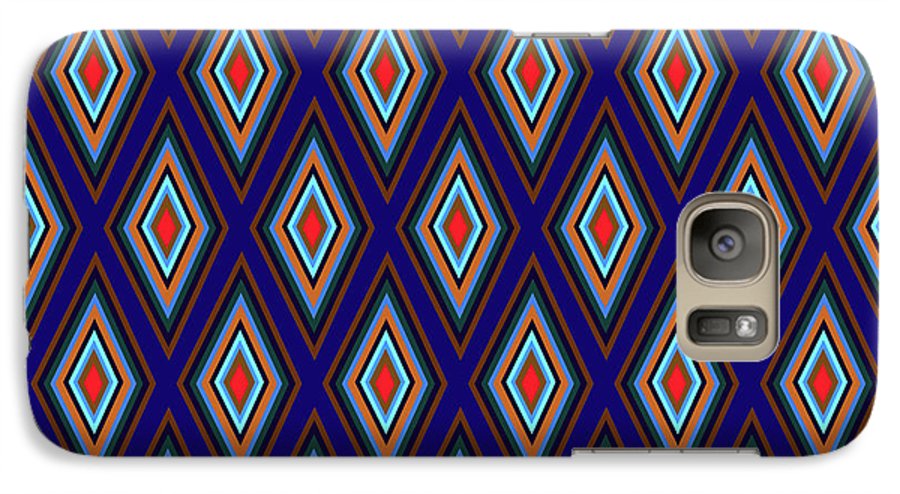 Colorful Diamonds Geometric Pattern Variation 3 - Phone Case