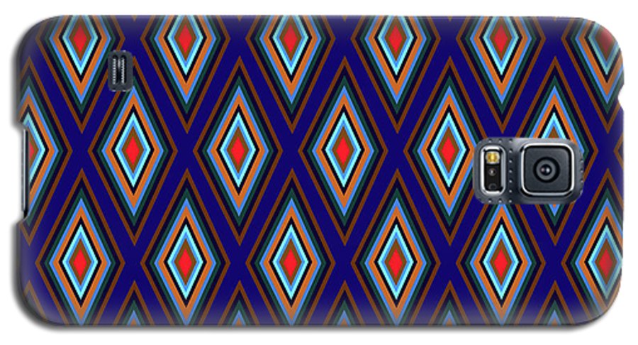 Colorful Diamonds Geometric Pattern Variation 3 - Phone Case