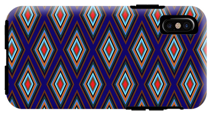 Colorful Diamonds Geometric Pattern Variation 3 - Phone Case