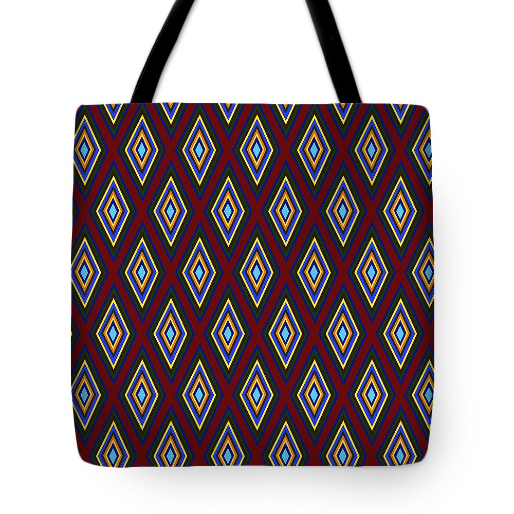 Colorful Diamonds Pattern Variation 1 - Tote Bag