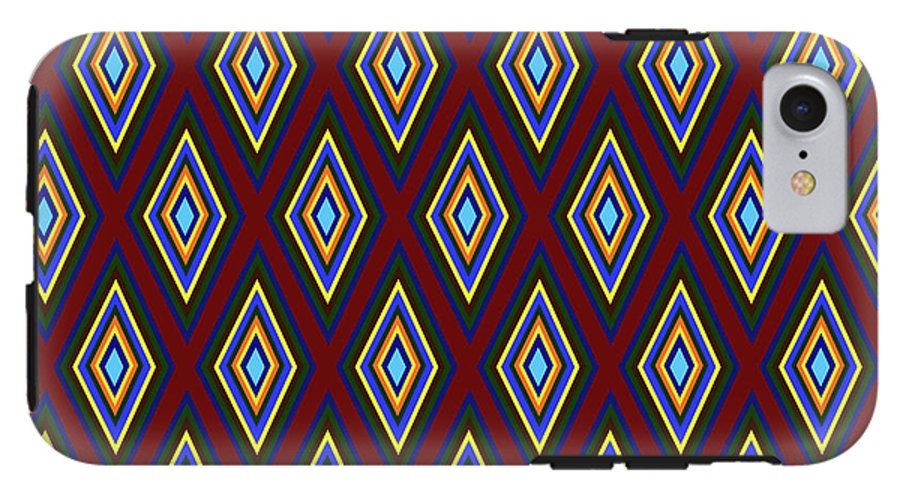 Colorful Diamonds Pattern Variation 1 - Phone Case