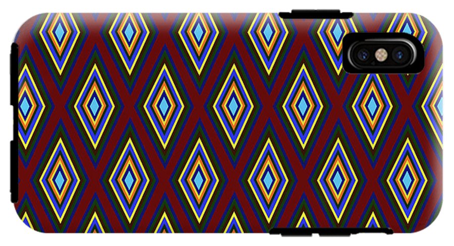 Colorful Diamonds Pattern Variation 1 - Phone Case