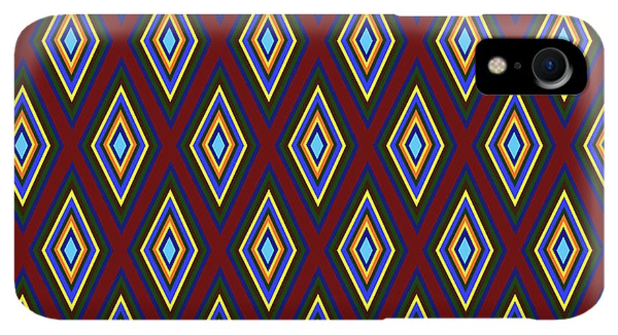 Colorful Diamonds Pattern Variation 1 - Phone Case
