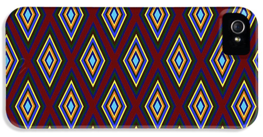 Colorful Diamonds Pattern Variation 1 - Phone Case
