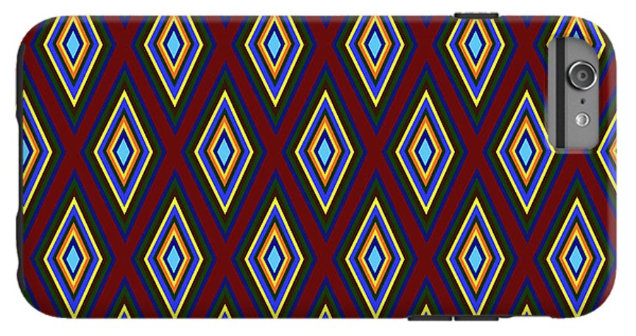 Colorful Diamonds Pattern Variation 1 - Phone Case