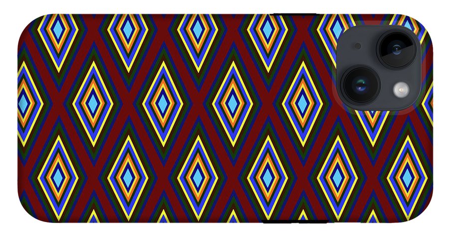 Colorful Diamonds Pattern Variation 1 - Phone Case