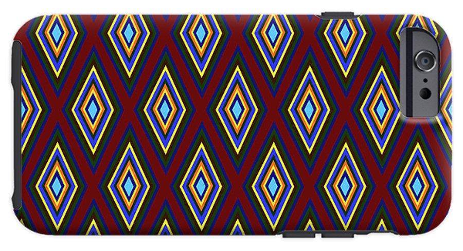 Colorful Diamonds Pattern Variation 1 - Phone Case