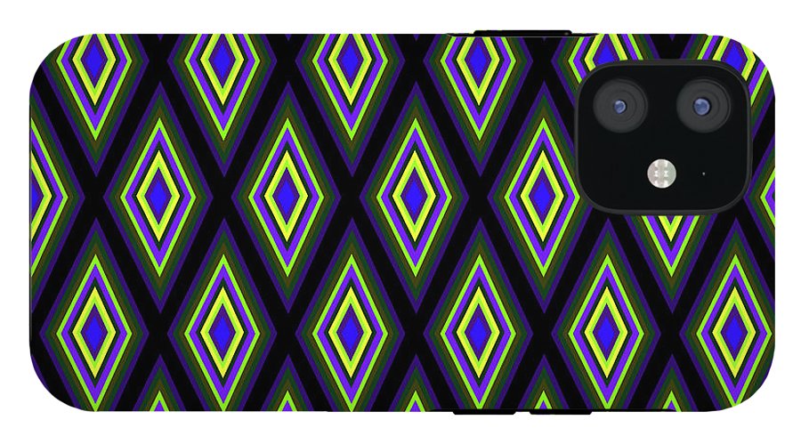 Colorful Diamonds Variation 2 - Phone Case