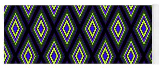 Colorful Diamonds Variation 2 - Yoga Mat