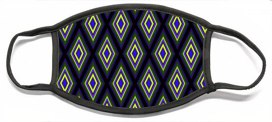 Colorful Diamonds Variation 2 - Face Mask