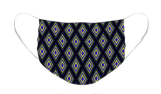 Colorful Diamonds Variation 2 - Face Mask
