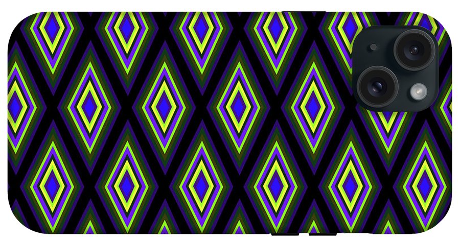 Colorful Diamonds Variation 2 - Phone Case