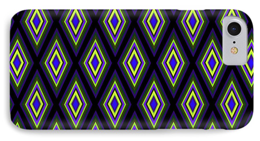 Colorful Diamonds Variation 2 - Phone Case