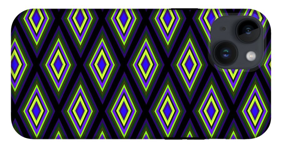 Colorful Diamonds Variation 2 - Phone Case