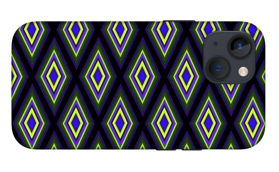 Colorful Diamonds Variation 2 - Phone Case