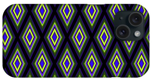 Colorful Diamonds Variation 2 - Phone Case