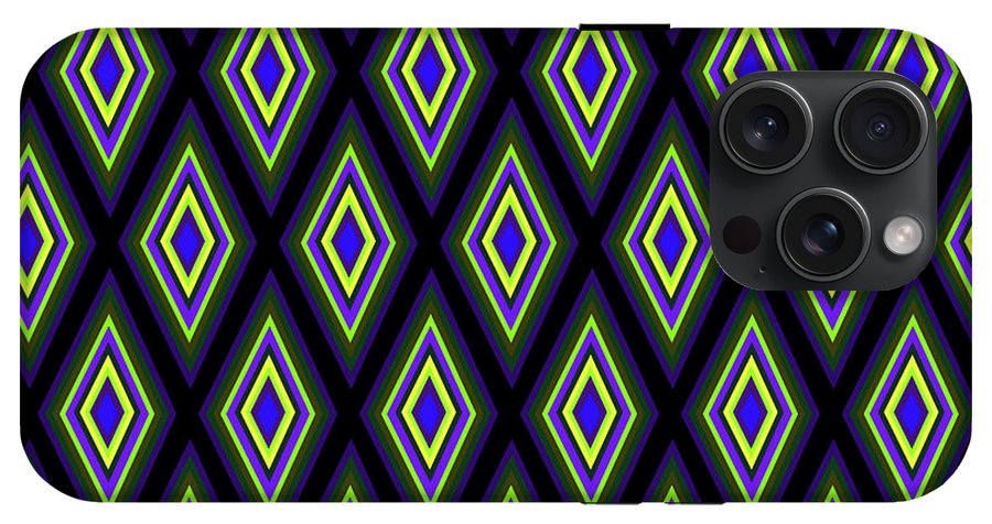 Colorful Diamonds Variation 2 - Phone Case