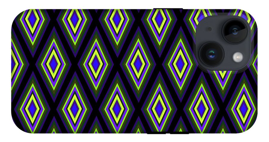 Colorful Diamonds Variation 2 - Phone Case