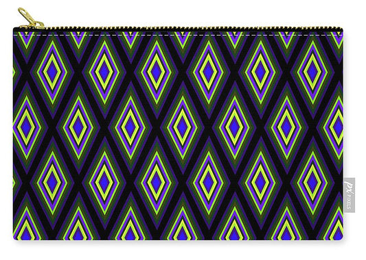 Colorful Diamonds Variation 2 - Carry-All Pouch