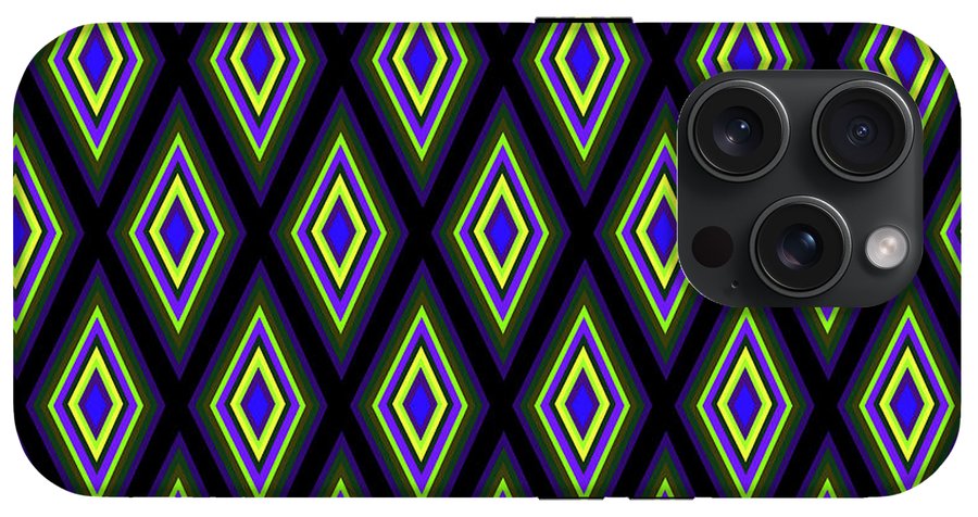 Colorful Diamonds Variation 2 - Phone Case