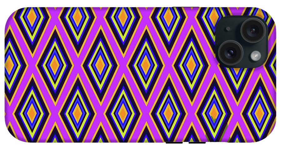 Colorful Diamonds Variation 4 - Phone Case