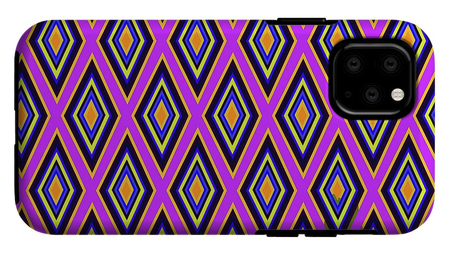 Colorful Diamonds Variation 4 - Phone Case