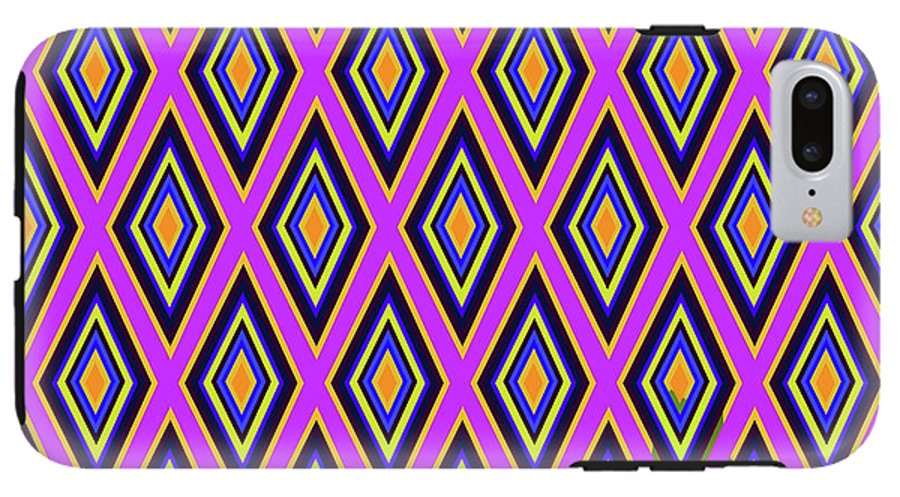 Colorful Diamonds Variation 4 - Phone Case