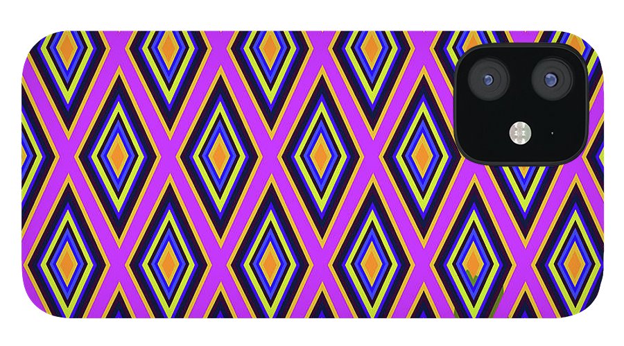 Colorful Diamonds Variation 4 - Phone Case