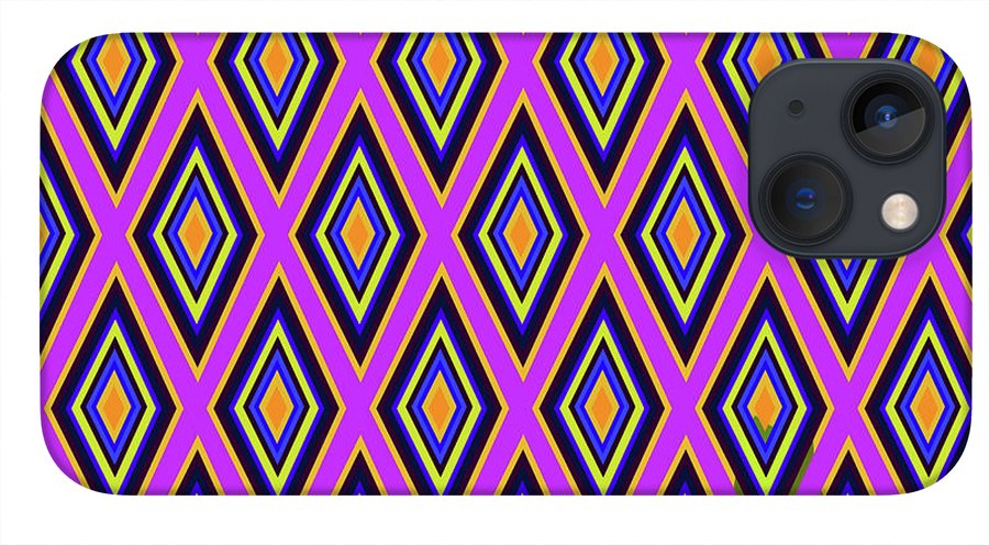 Colorful Diamonds Variation 4 - Phone Case