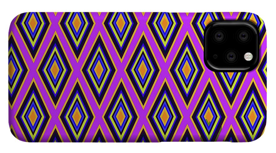 Colorful Diamonds Variation 4 - Phone Case