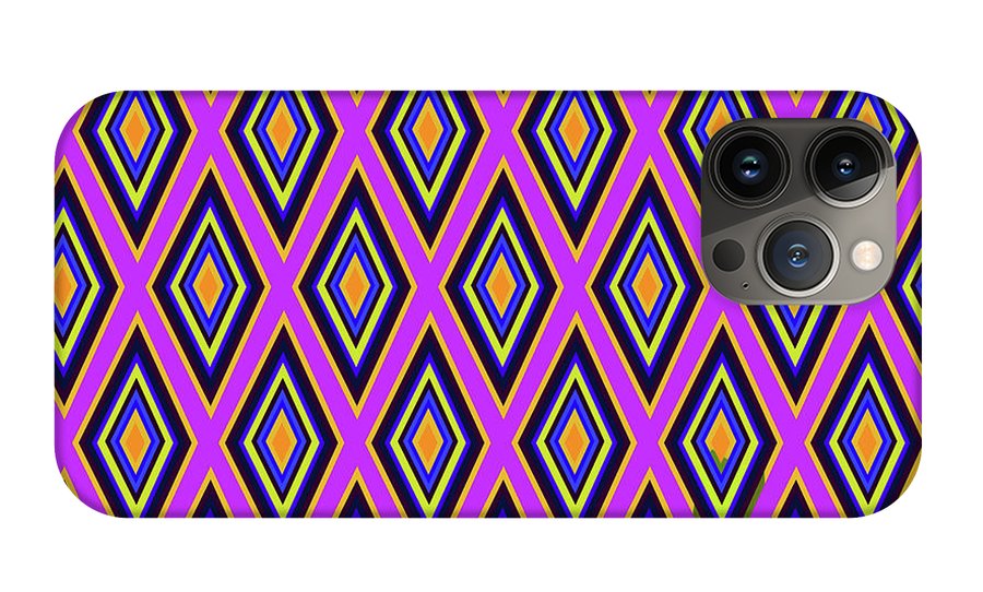 Colorful Diamonds Variation 4 - Phone Case