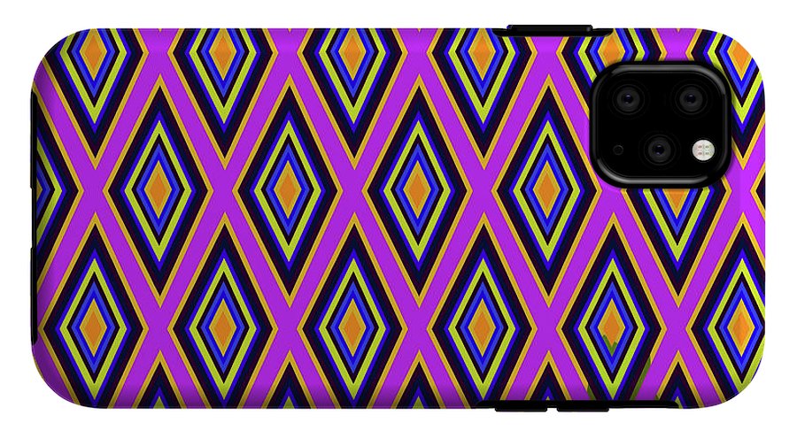 Colorful Diamonds Variation 4 - Phone Case