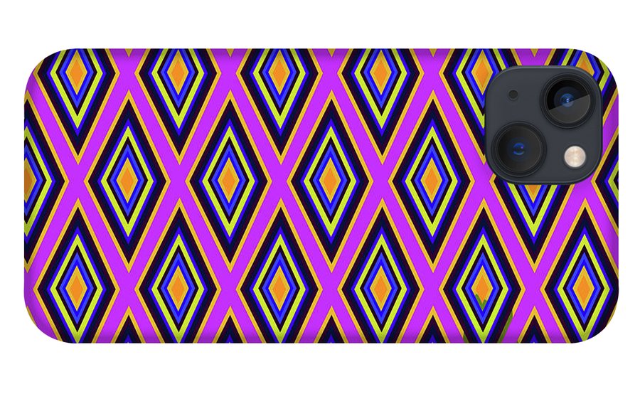 Colorful Diamonds Variation 4 - Phone Case