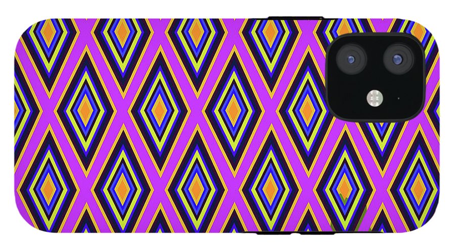 Colorful Diamonds Variation 4 - Phone Case