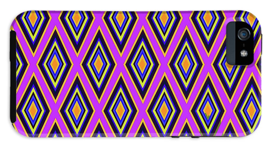 Colorful Diamonds Variation 4 - Phone Case