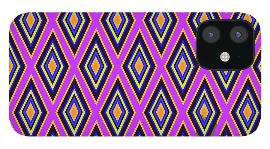 Colorful Diamonds Variation 4 - Phone Case
