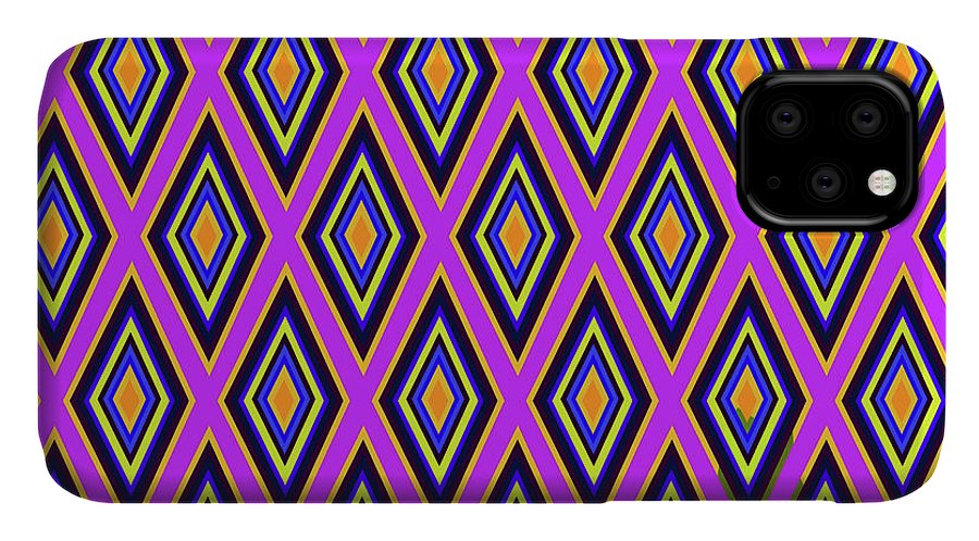 Colorful Diamonds Variation 4 - Phone Case