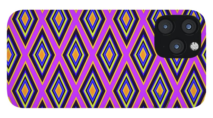 Colorful Diamonds Variation 4 - Phone Case
