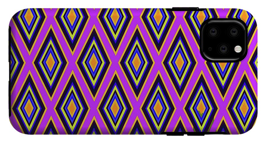 Colorful Diamonds Variation 4 - Phone Case