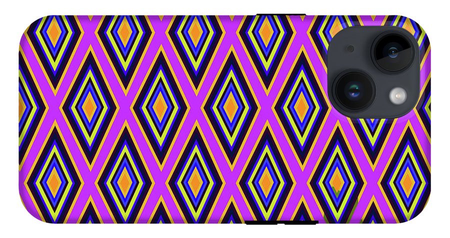 Colorful Diamonds Variation 4 - Phone Case
