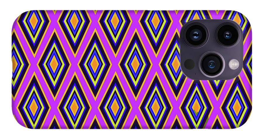 Colorful Diamonds Variation 4 - Phone Case