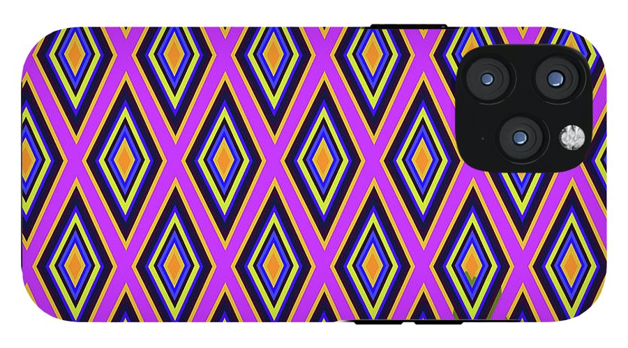 Colorful Diamonds Variation 4 - Phone Case