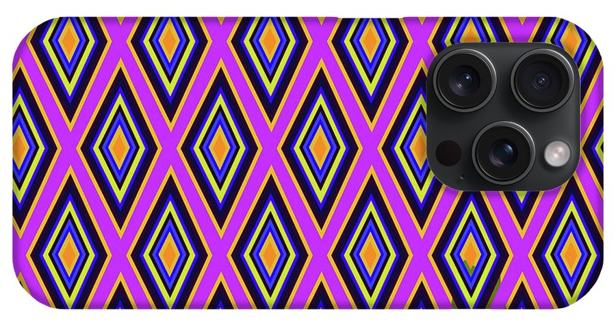 Colorful Diamonds Variation 4 - Phone Case