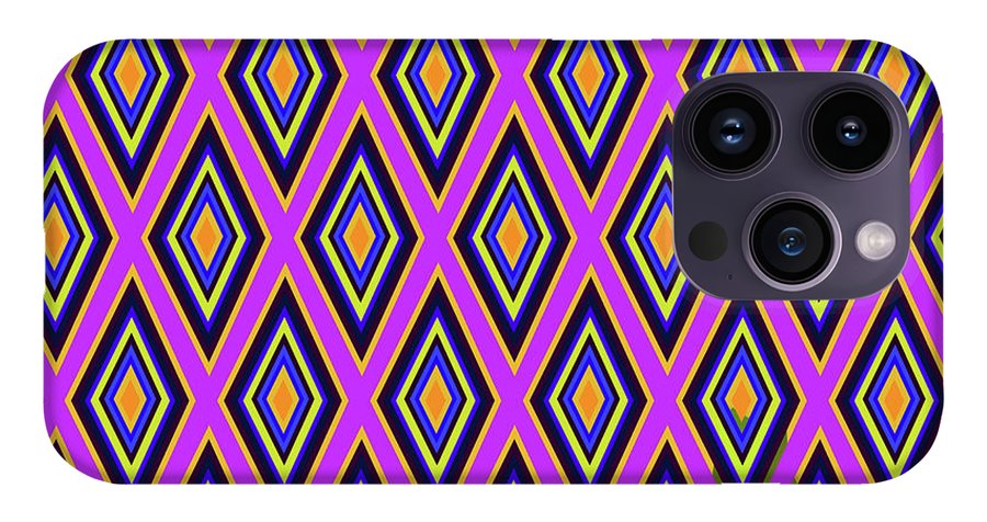 Colorful Diamonds Variation 4 - Phone Case