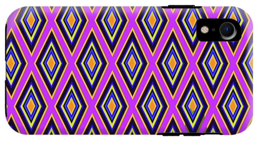 Colorful Diamonds Variation 4 - Phone Case